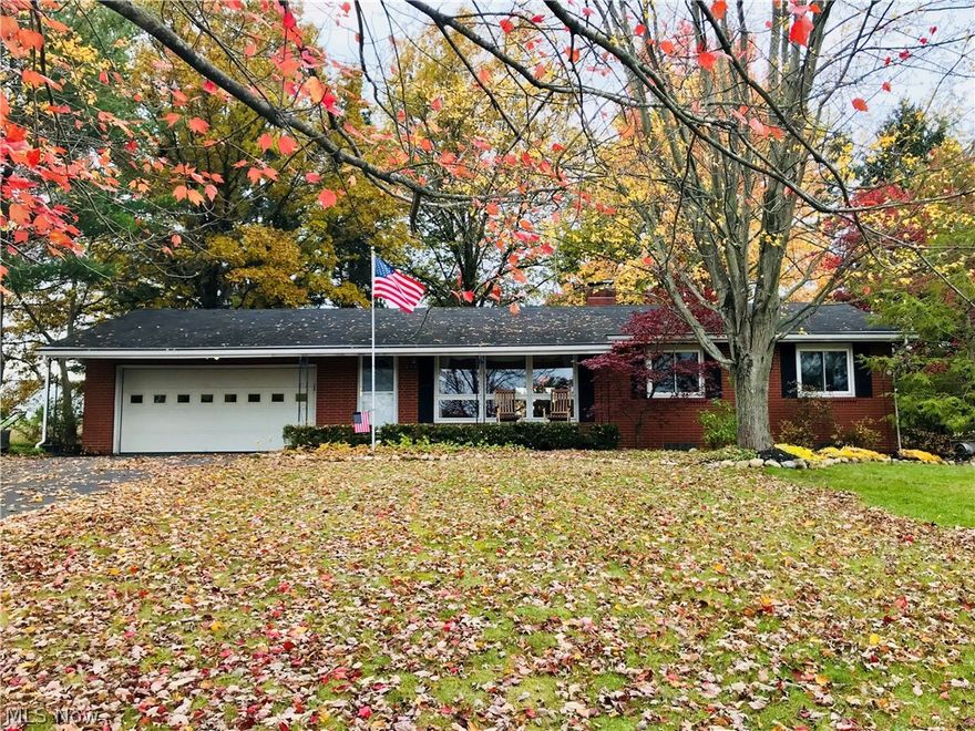 This well-cared for, all brick home has a scenic country-like setting to be viewed from the covered patio and sunroom area.  In addition to the three bedrooms, two bathrooms and hardwood floors on the main level, the basement is partially finished and offers a gas fireplace for a cozy family room area.  Location offers convenience to major interstate and access to shopping.  All of this and a one-year home warranty for the buyer. Come see it for yourself.