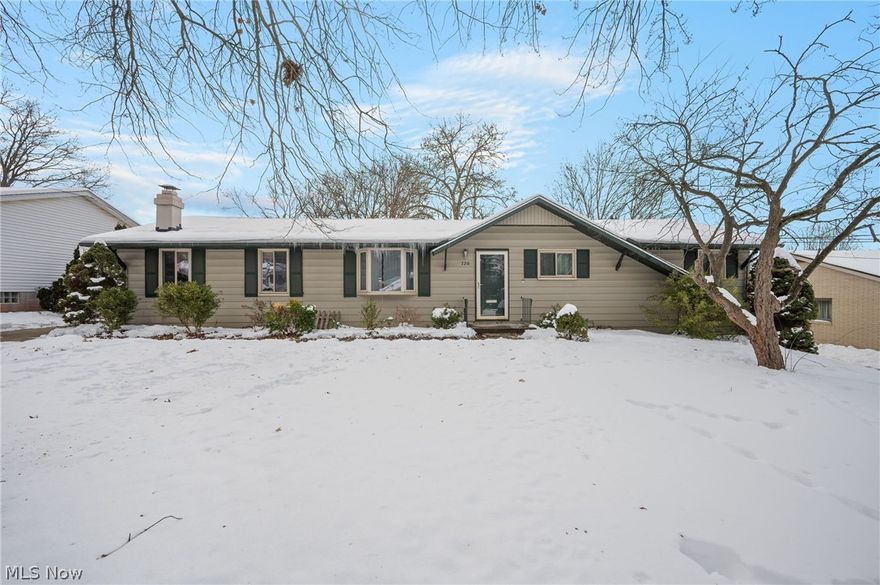 Great investment opportunity in North Canton! This Ranch home sits on over .27 of an acre property conveniently located near I-77, Akron-Canton Airport, Belden Village Mall, The Strip, schools, universities, plus abundant shopping and dining, offering exceptional potential for the right buyer. The home features hardwood flooring, 3-5 bedrooms, 3 full baths, and many flexible living spaces, including a family room conversion with a fireplace and 1st floor laundry for added convenience. The main level primary bedroom has an en-suite bath and walk-in closet addition. The basement offers great potential with a recreation room and two bonus rooms that could serve as additional bedrooms, a home gym, office, or hobby room. An enclosed back porch provides access to a patio and spacious backyard, offering even more potential for outdoor living enhancements. An oversized attached 2-car garage adds additional storage and functionality. HVAC was replaced in approximately 2016 and basement was waterproofed in 2011. All kitchen appliances and washer/dryer are included.