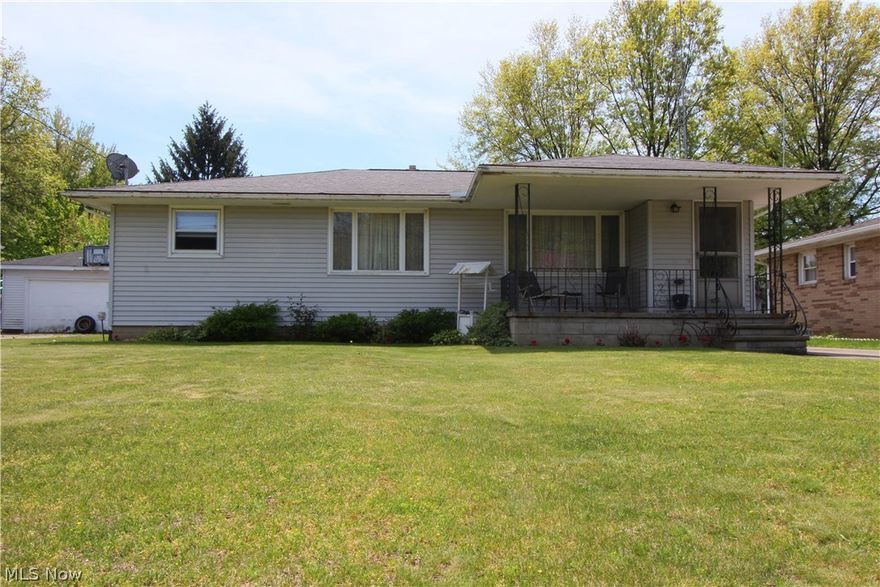 This quaint 2 bedroom, 1.5 bath w/bonus room located at 1019 W.37th St. Lorain can be yours today. With a 1 car detached garage, paved driveway & full basement this is an excellent starter home or great one floor home to downsize to. Home Warranty added for your peace of mind!