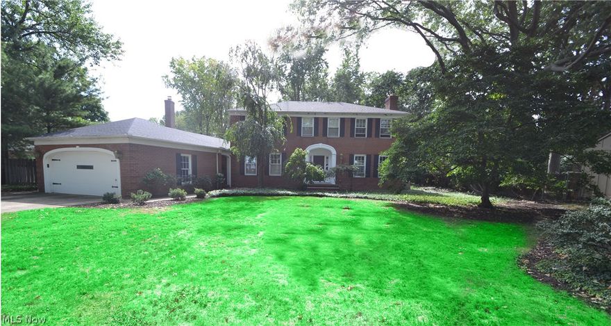 Brick Georgian Colonial over 3000 sqft of living space on one of Cleveland's finest streets in the Premiere Neighborhood of Edgewater Park.  Less than 10 minutes to downtown and 15 min to the airport.  Generous room sizes and beautiful wood floors, ,marble fireplace in living room and full wall brick fireplace in family room.  Beautiful Shorock cherry wood cabinets in kitchen, view of amazing low maintenance back yard with decking and unground pool.  Second floor has a master with large master bath, whirlpool tub, separate shower, double bowl sink and California style closet.  Basement includes corner wood burning fireplace an full bath with sauna.  All this plus views of Lake Erie.  Walk to Edgewater Lake Erie Front Park, public transportation, close to all major highways.  Centrally located.  I tis a real pleasure to live in the Edgewater Park Neighborhood of fine homes.  You cannot over improve in Edgewater Park!