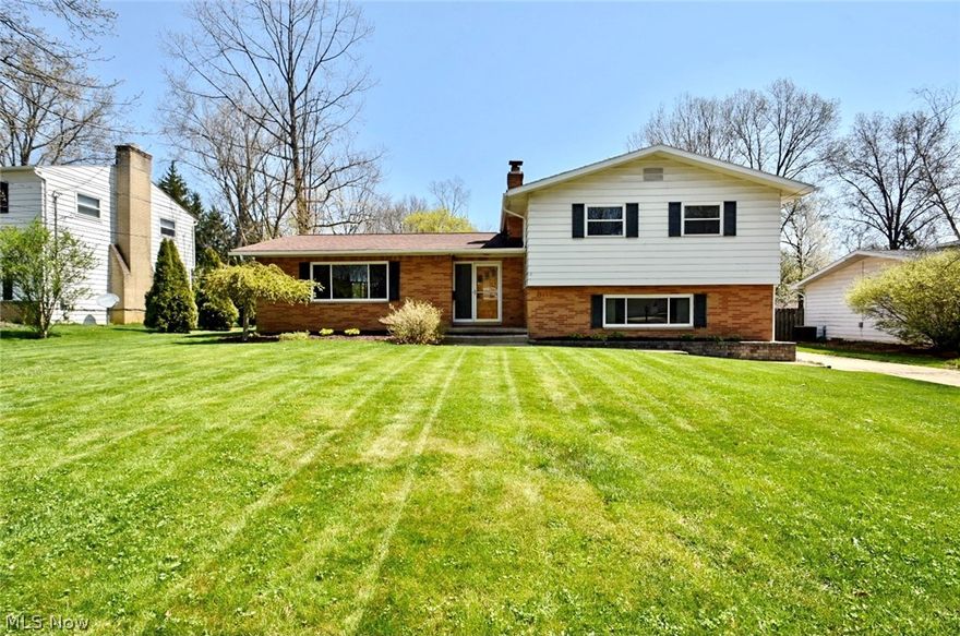 Located on a beautiful street in the heart of Stow!!  This custom built well maintained 4 level split boasts quality and character throughout. Featuring an eat-in kitchen, large formal living and dining rooms, a family room with a wood burning fireplace, spacious master bedroom that includes an en-suit bathroom, 2 additional generously sized bedrooms. Ample closets provide the storage space. Some of the updates include roof and attic insulation 2008, waterproofed basement 2009, furnace 2013, high efficiency windows, master bath 2015, and hand scraped bamboo flooring in the dining room. The two car attached garage provides hot and cold water and is heated. The home is situated on a gorgeous lot that is fully fenced in. Call for your private showing today! ***May 7th open house is canceled***