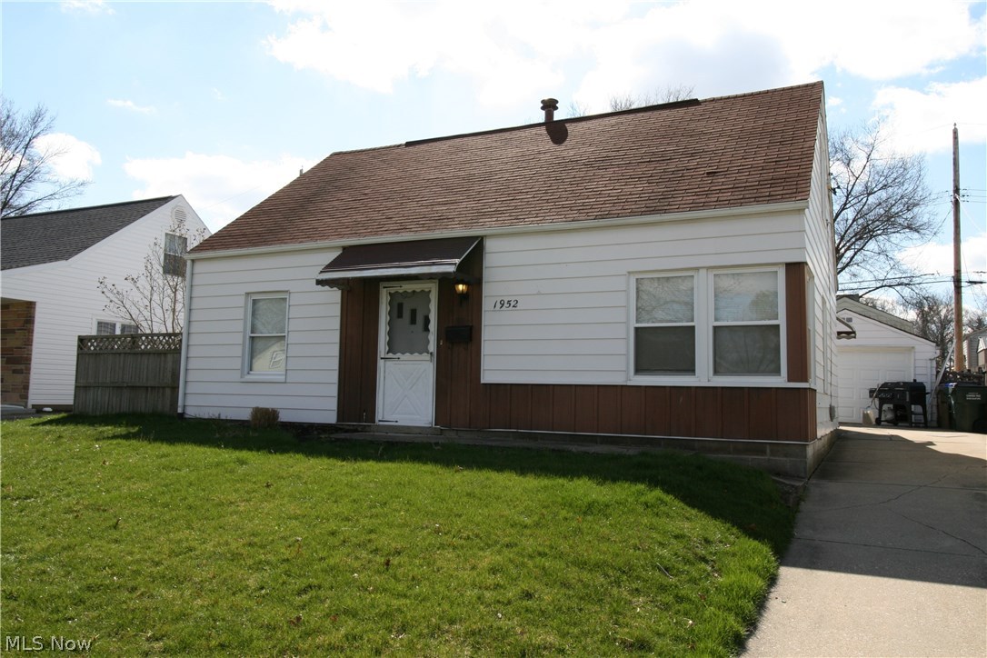 Welcome home to 1952 Victoria! This charming cape has 4 bedrooms, a detached one car garage, a huge shed inside a completely fenced in backyard for your privacy and pets. Bonus back sun room adds another large living space. Newer vinyl windows, updated full bath on the first floor, updated kitchen with breakfast bar, some new flooring - all that's left is your decorating touches. Call today for your own private showing!