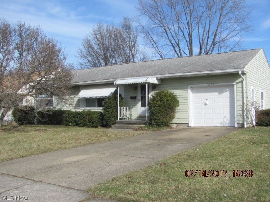 Clean ranch in a handy location to Portage Crossing.  Easy access to shopping, restaurants, businesses, schools, and parks. This ranch has a family room that could be used as a 3rd bedroom.  The basement has a rec room that needs updating and a half bath.  The back yard is fully fenced and great for pets.