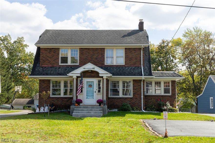 Step back in time with this charming vintage Cape Cod home in historic Canal Fulton. Built in 1929, this house exudes character and nostalgia. As you enter the home the  brick fireplace is the centerpiece of the living room. The updated kitchen is a blend of modern convenience and classic style. This three bedroom home features high ceilings, original woodwork and hardwood floors. With 1.5 baths, its ideal for comfortable living. Basement is super clean and dry. Walk to the restaurants, towpath and canal! In 2021 a new hot water system was added and the flat roof was redone. in 2022 the fireplace was thoroughly cleaned and inspected, and the blacktop was seal coated,
Don't miss your chance to own a piece of history in this remarkable home!