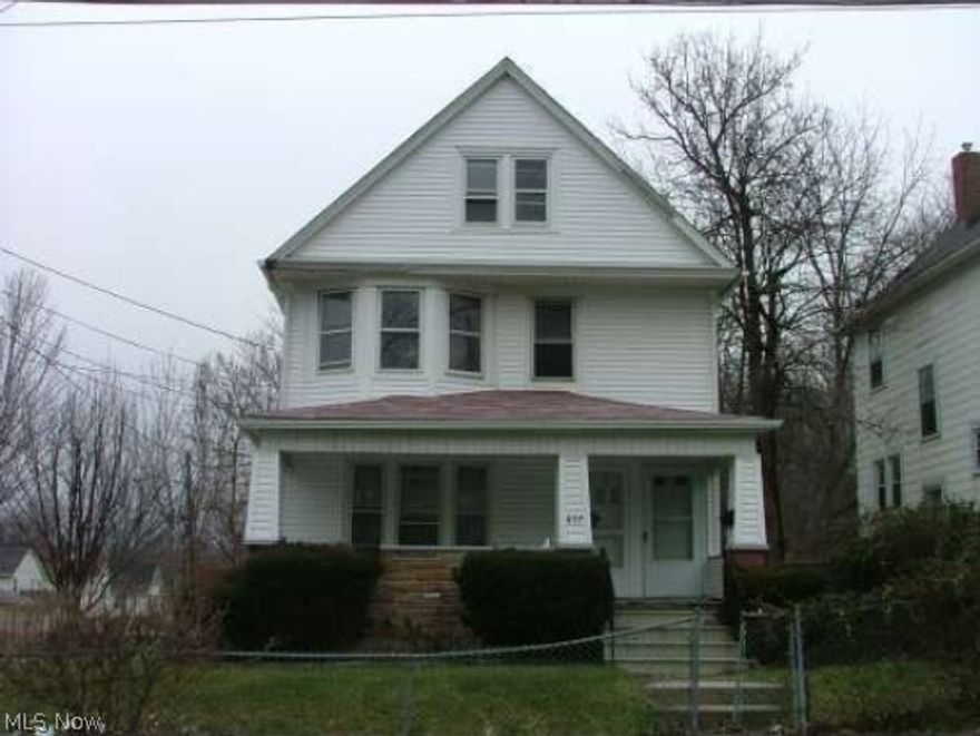 Great Potential! This 2 unit needs work, but will be and solid investment.  Could easily be converted into a single family home with 5 bedrooms. On a corner lot in a quiet neighborhood. Agent Owned.