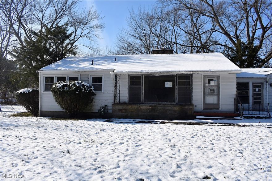 Ranch home located on 3 acres. 2 bedrooms, 1 full bath and 1 half bath. Property sold as is. No guarantees. No warranties. Must be pre-approved or show proof of funds.