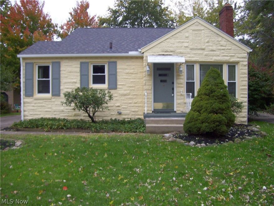 Move right in to this completely updated 3 bedroom, 2 full bath ranch. The living room is large with brand new carpet, neutral walls and a gas fireplace with new tile. The kitchen features the following updates:  new cabinets, countertops, stainless steel appliances, laminate flooring and lighting. There is ample storage here, as every bedroom has two closets. Brand new roof; new windows were just installed two weeks ago. The finished rec room on the lower level is additional living space and has a bar as well. There is a full bath on the lower level. The fenced back yard will give you privacy and the wooden deck out back is perfect for warm weather enjoyment. This home is in turn-key condition!