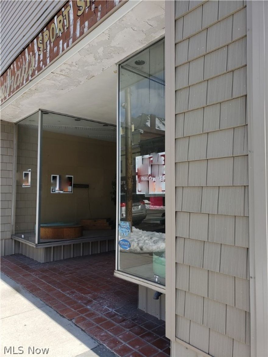 Business has closed. Building is for sale. Large store front building in town with unlimited possibilities. Rubber roof appx 15 years old.