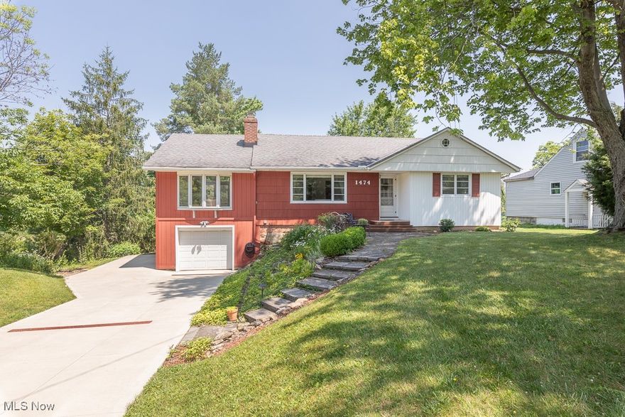 This well cared for ranch home situated on a peaceful park-like .89-acre lot is ready for its third new owner.  With 1422 sq ft of living area on the main level plus a finished basement there is no shortage of space.  Enter the front door into the foyer & head down the hall or pass through the living room complete with hardwood floors, built-in bookcases & gas fireplace. French doors off the living room connect to the spacious vaulted family room that is full of natural light from all of the windows & the sliding door that exits out to the large deck & patio that span across the back of the entire home. The spacious primary bedroom has three closets & the 2nd bedroom make a great office or guest room overlooking the private yard.  A large closet the length of the hall provides great storage for your everyday needs.  The eat-in kitchen is complete with built-in appliances & large windows looking out into the manicured yard.  Downstairs to the finished basement with 2nd full bath & recreation room.  A large laundry/utility area with storage shelves connects to the attached garage.  A hidden storage area under the deck with access off the garage & to the yard makes a great storage shed for yard equipment.  Additional features & updates include: Pull-down attic storage, new driveway with turnaround & extra parking pad 2021, basement glass block & vinyl tilt-in windows, complete tear-off roof 2004, rebuilt chimney 2004, waterproofed basement, updated breaker panels, 50-gallon H2O tank 2013, Carrier furnace & AC 1991.  1-Year Choice Home Warranty & all appliances including extra refrigerator & freezer.  Set up your private viewing today!