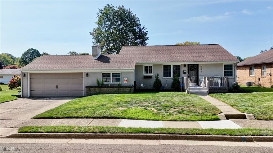 Discover this charming 2-bedroom, with room to add a 3rd bedroom, 2-bathroom home, offering a blend of contemporary style and comfortable living in the heart of North Canton. The open concept design creates a seamless flow between the living, dining, and kitchen areas, highlighted by large windows that flood the space with natural light. The kitchen is equipped with sleek granite countertops, ample cabinetry, and modern appliances. Both bedrooms are spacious and feature generous closet space, with convenient access to the bathrooms. Outside, the large yard provides ample room for outdoor activities, gardening, or relaxing in your own private space. Or Enjoy your time on the covered patio! Located in a vibrant neighborhood with easy access to amenities, this home offers the perfect mix of modern living and expansive outdoor enjoyment. Schedule your visit today!
