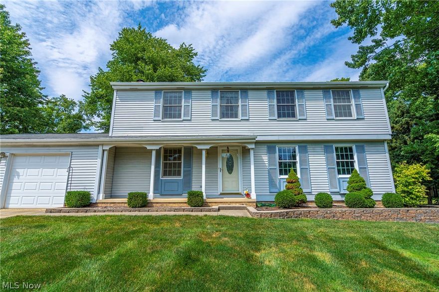 Don't miss this spacious colonial, perfectly located in Macedonia.  Spend your time out on the deck enjoying the well manicured yard or in front go the gas fireplace on cooler evenings.  Kitchen has beautiful maple cabinets and granite counter tops.  The partially finished basement with full bathroom and bonus room is waiting for your special touch, it can be a game room, theater area or anything else you can think of.  Schedule your appointment before its gone.