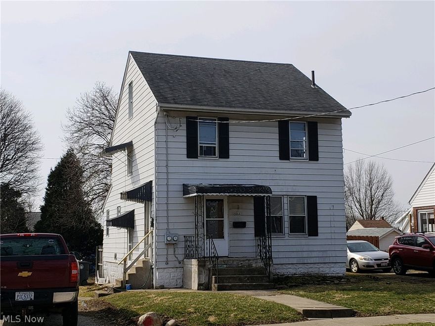 Great opportunity for investor. Inexpensive, easy to maintain, room for improvements. Both units were rented for $500. Two furnaces and two hot water tanks located in shared basement. Could put coin laundry if desired. Plenty of parking.  Both units now vacant, easy to show.