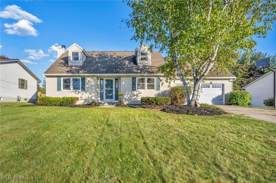 This oversized Rittman Cape Cod sits on a quiet street just moments from Rittman Square, offering you peaceful country living surrounded by open fields, and the convenience of a first floor bedroom and bath. The carefully maintained interior has been updated with tons of love and care, featuring a recently renovated kitchen complete with granite countertops, upgraded cabinetry, and fully applianced kitchen. On the main level, the living room and dining room flow together, highlighting a warm, central fireplace, perfect for gathering friends to watch the games this season. You'll also find a sizable first-floor bedroom (currently used as an office) with two closets and an en suite full bath in a Jack-and-Jill layout. The second floor hosts the primary suite, which includes a convenient walk-in closet, as well as two other large bedrooms with loads of storage space. The upstairs full bath features granite countertops and a tiled shower surround. Take your evenings outdoors to the back deck, or enjoy a meal sheltered in your enclosed gazebo. The expansive yard and flower beds provide a serene oasis for unwinding and gardening, and the property includes a large shed as well as an oversized 2 car attached garage! This move-in ready home comes complete with an Old Republic Home Warranty. Make your move to Rittman for a small-town feel and magnificent, big-time sunsets!