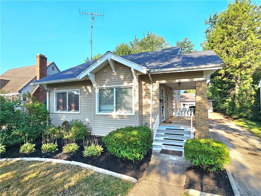 Welcome to this beautiful two-story traditional home. Upon entering, you are welcomed into a spacious LR bathed in natural light from an extra-large picture-bay window creating a bright, airy, and inviting atmosphere. The open floor plan flows seamlessly into a formal DR with a breakfast bar that connects directly to the kitchen. The kitchen features a cozy breakfast nook area, furnished with appliances and a new Moen steel faucet. The first floor includes 3 BRs and a conveniently located full bath. For laundry, there are both first-floor hookups and a dedicated laundry room in the basement. The basement offers extra living space options with 2 additional full kitchens with appliances, two full baths and multiple rooms; both spaces with separate entrances with adjoining connection availability. This versatility makes it an ideal setup for an apartment or guest-room, perfect for a private in-law suite or generating rental income. The home offers even more potential with an unfinished walk-up 2nd floor. This expansive area can be easily finished to create additional bedrooms, a recreational room or any other space to suit your needs. This home also boasts many recent updates: A brand new roof providing long-term protection and an AC unit, and furnace that's just a little over one year old. The basement living spaces have vented glass block windows and the new ceiling fans upstairs, enhance air circulation and add a stylish touch. Exterior features include a spacious 3 car garage, providing ample parking and storage. The renewed cozy front porch is perfect for enjoying your morning coffee or unwinding after a long day. The exterior is attractive featuring well-maintained vinyl siding that significantly contributes to the overall charm and curb appeal of this exceptional property.