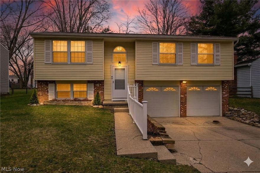 Welcome to 925 Gayer Dr., Medina, OH! A charming 3-bedroom, 2-full-bath home ready for new owners. Bright, spacious living areas set the scene for holiday gatherings, while the fully appointed kitchen includes a built-in buffet with storage. The rear bonus room addition (ceiling radiant heat, separate thermostat) opens to the deck and works perfectly as a family room, home office, den or playroom. Two generously sized bedrooms share a full bath, with a smaller third bedroom also on the main level. The lower level offers a versatile bonus room with a closet, ideal as a fourth bedroom, exercise room, rec room, or gaming space, plus a second full bath and a separate laundry room with washer and dryer. An attached 2-car garage keeps you dry and provides extra storage.
Outside, a fully fenced yard with a separate dog run, paver patio and fire pit creates a great entertaining and pet friendly space. The neighborhood features sidewalks for evening strolls and friendly neighbors. The home is forced-air heated (new AC installed 2023); only the rear bonus room uses radiant ceiling heat. While it may benefit from some TLC, this property is a wonderful canvas to make your own. Schedule a tour and imagine the possibilities at 925 Gayer Dr.