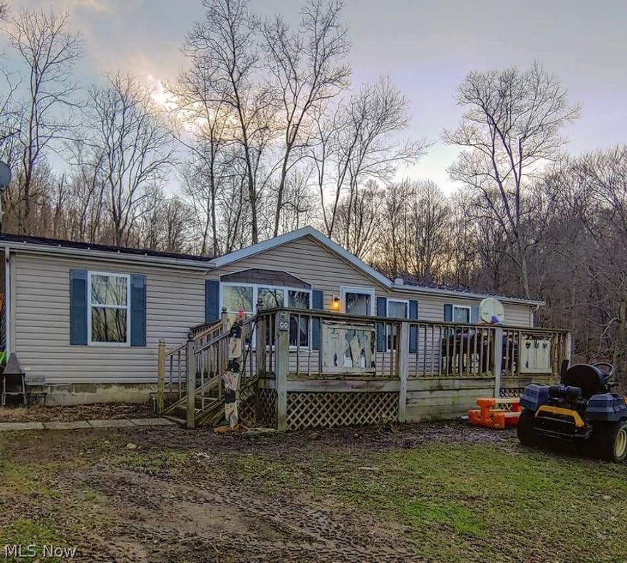 2 Bedroom manufactured home on 20 acres of land! Tri-Valley Schools!