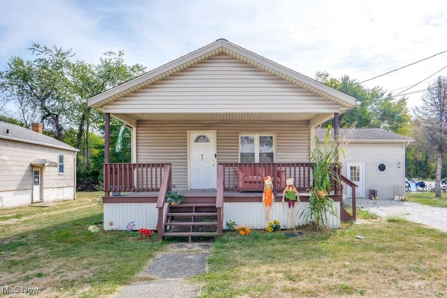 Are you ready for that investment property you have been looking for? That small business you have been wanting to start could be one step closer! This one has multiple options for you to choose from so READ ALL! This is truly a unique property. Let's start with the 2 bed, 2 bath ranch home that has a full, partially finished basement with a bonus room and full bath. There is also a large rec-room off of the house. Washer, dryer, refrigerator, stove, and water softener all convey. Could be home or even a rental. A covered cement patio off of the rec-room that is perfect for relaxing leads to the large 32 x 60 x 16 pole barn/outbuilding. Built in 2015 with 220 amp electric service, steel roof and siding, 6"concrete floors, 14 ft large door, and there is MORE! A full upper loft apartment with living room and bedroom and the lower level has a full kitchen with newer cupboards, bath and laundry. An upper loft area for storage in the main part of the building with a full set of steps and room below it as well. This is a blank canvas waiting for you to make it what you need it to be! The location is small town living but busy enough for business too. The mix that it offers could be a great investment. Live in the house and rent out the building and loft apartment. Live in the loft and run your business in the building and rent out the house. Live in the house and rent out your loft apartment to an on site employee. There are so many ways to make this WORK for you! Check it out today!