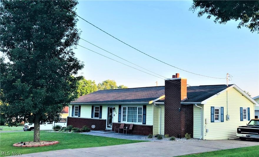 What a find. First floor living is possible here.  An updated ranch with a modern master suite and first floor family room. Master bath has a walk in shower.   Nicely updated throughout. Remodeled baths.  Up to date colors, and fresh painted.  Lovely laminates and hardwoods throughout.  A patio out back provides a private outdoor setting and runs nearly the width of the house...from the family room door on one end of the house to the french doors off the master on the other.  Quiet neighborhood setting just minutes from town.  All on nearly a half acre level lot.