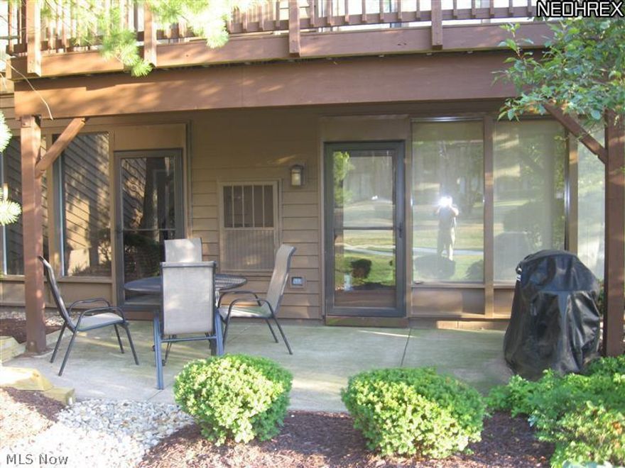 Adorable First floor Condo with lots of personality! Meticulously cared for and neutrally decorated. Large living room and dining room with fully applianced kitchen. Newer windows, doors and siding!Spacious Master with large closet! In-suite laundry! Newer furnace/AC. Nice patio. 1 car parking space closest to the condo! Greenwood Village has it all- indoor/outdoor pool, exercise room, tennis courts, playground, even a fishing pond on the beautiful grounds! And easy access to towpath bike/hike trails! Also Community Room available to rent for gatherings! Centrally located between Akron and Cleveland- close to freeways as well as shopping! This is the absolute perfect move-in ready starter home!