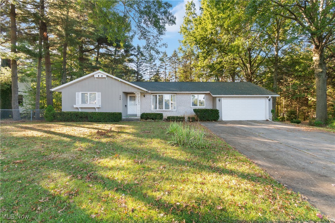 Welcome home to this beautiful 3-bedroom, 2.5-bathroom ranch, perfectly situated in Kent, just minutes from Kent State University. This home is designed for easy, single-level living and features an expansive layout that includes a large living room and a cozy family room with a gas fireplace.The spacious primary suite is private with its own attached bathroom. You'll love the convenience of first-floor laundry and the bright sunroom, perfect for morning coffee or a quiet evening read. The functional, large kitchen offers plenty of space for cooking and gathering. Peace of mind is provided by a newer furnace, central air, and water heater. Completing this great package is an attached 1.5-car garage, a spacious backyard with a patio for entertaining, and a convenient storage shed. The unfinished basement offers immense storage potential. With some small cosmetic updates, this home has the potential to be a great fit for those willing to make it their own!