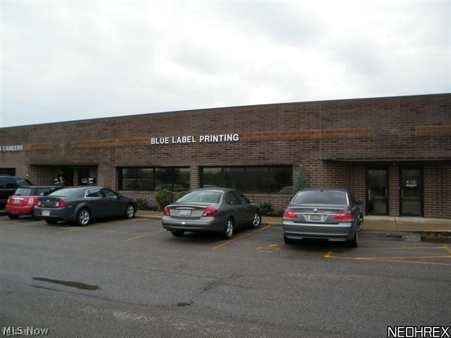 Welcome to this fantastic executive office building with 5,400 square feet of available working space. 3,000 SF office space and 2,400 SF warehouse space. Enter into the welcoming receptionist area and spacious waiting room. The building features 5 private individual offices along with a large lunch/conference room. There is also an attached warehouse with access to 1 large bay door in the rear of the building. Prime location with easy access to freeway! Opportunity knocks!