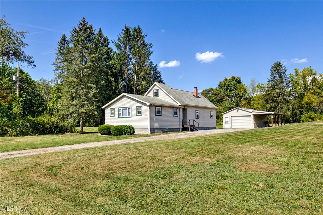 Check out this gorgeous home in the Hubbard School District for under $150K! The kitchen is equipped with laminate flooring, wooden cabinets with plenty of space, and all Stainless Steel appliances. The spacious dining room is perfect for large family dinners and has plenty of room for a family piano, Chinaware, etc! The massive living room has carpet flooring, recessed lighting, and is big enough for large furniture. There's also a bonus room in the back of the living room to store games, toys, electronics, or the space could be converted into another bedroom. The main floor bedroom has carpet flooring and 2 walk-in closets perfect for any couple. The 2nd floor has 2 bedrooms with carpet floor, one with an extra bonus area for storage or a small play area. There's plenty of space in the basement for storage with an extra partially finished room that could be used as a 4th bedroom. The 1 car detached garage has a carport attached making it very useful for any family with more than 1 car. The 1.35 acres is great for anyone who likes a little bit of land. Build a play area, grow a garden, get some chickens, whatever your heart desires! Come and make this your home today!