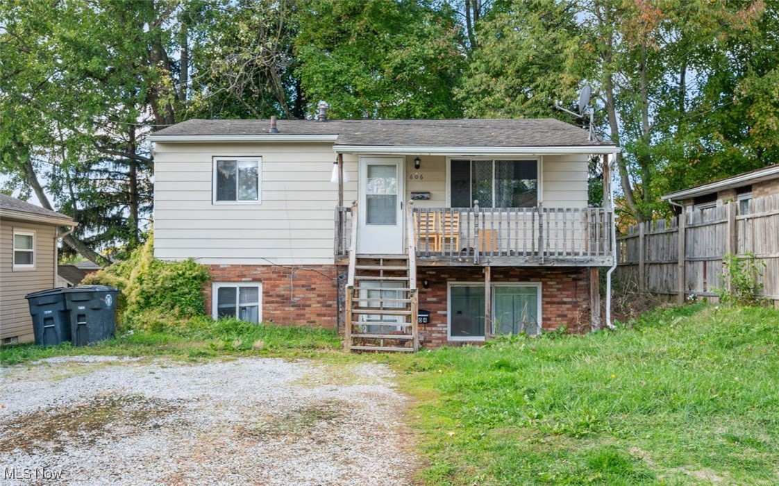 Attention Investors! This duplex located in Akron's Ellet neighborhood is currently generating $1,700 per month in rental income, and offers great value-add potential. The freshly renovated upper unit is leased for $950 through 09/07/26, while the lower unit is leased for $750 through 09/30/26 by a long term tenant. Both units have identical open layouts. The property offers in-unit washer/dryer hookups, which is uncommon, though highly desirable for multi-family properties in the area. This feature could support higher rents and lower vacancy rates, making the property even more appealing to investors. This property presents a great opportunity to add a stable, income-producing duplex to your portfolio, with potential to increase income and build long-term equity in an attractive location.