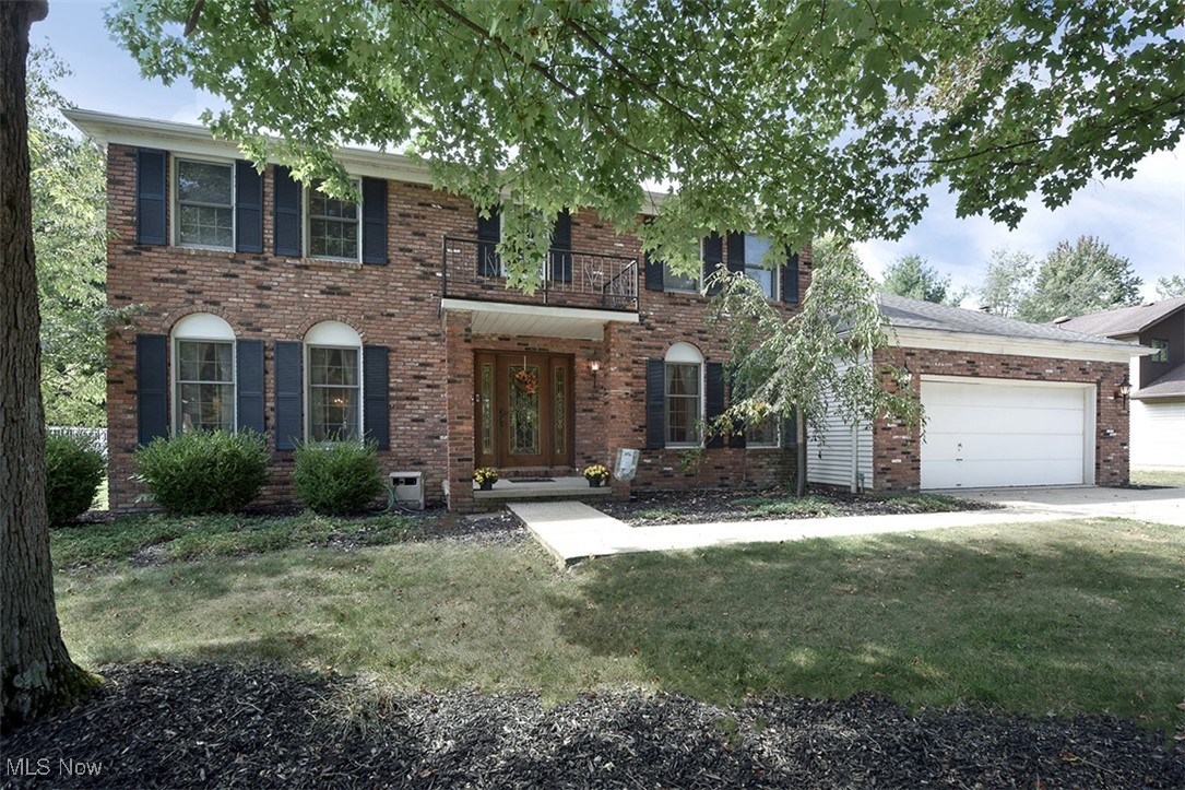 Rare opportunity to purchase this one-owner, custom built 2822 sf 4 bedroom 3 bath colonial in beautiful Cedar Estates. As you enter the substantial foyer you have the office to the right with views of the front yard and boasts plenty of natural light. The living room is to the left and has an adjacent dining room perfect for entertaining. The spacious kitchen offers gorgeous hardwood flooring, large island, custom cabinetry, bay window and great eating space facing the rear of the property. The rear door in the eating space leads you onto the rear covered patio that exits to the family backyard. Off the kitchen is a wide family room with a wet bar, bay window, gas fireplace, built-in bookshelves, and cabinetry. The comfortable family room also has wood ceiling beams and crown molding. The remainder of the first floor includes a 3rd full bath and laundry room. Upstairs offers 4 spacious bedrooms and 2 full baths including a primary suite with ensuite bath and walk-in closet. A built-in vacuum system is an added bonus. The lower level offers over 1000SF finished space making it an entertainer’s dream. Here you will find an L-shaped custom-built wet bar with an under bar stainless steel sink and beverage center in the rear bar. The lower level also has a corner gas fireplace, and extra rooms for pool table, exercise room, playroom, or additional office . Updates include a new HVAC system in 2020. On the exterior you have 2 car attached garage, storage shed, and privacy with rear woods. This home sits on a large 100 x 170 lot and is located near the end of the development . It is conveniently located with good access to shopping, restaurants, and freeways. North Royalton School District is always a plus. Don’t miss this opportunity.