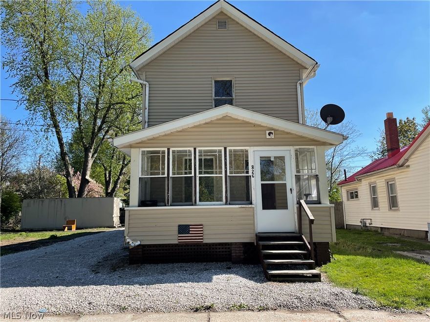 Step into this recently remodeled 4 bedroom, 2  full bath home. Enjoy your spacious kitchen with white marble countertops, your sun porch on the front of the house, and your bonus side yard as this house comes with the empty lot next door. 3 rooms on the main floor to give you all the space you need for a dining room, office/playroom, and living room. The home has tons of storage for all your belongings including a full basement. Call today to schedule a showing, you don't want to miss this one!