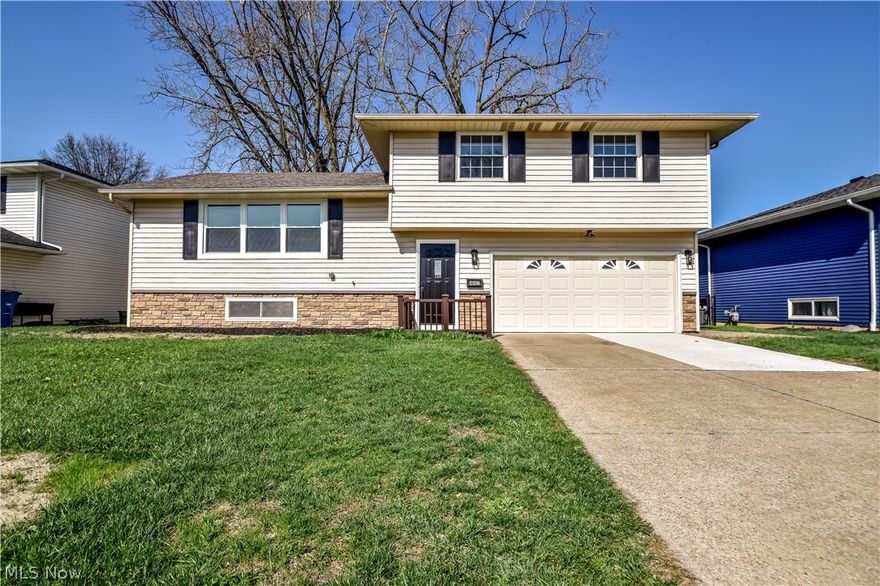 Welcome homes to this beautifully remodeled split level residence! This inviting home offers 3. bedrooms and 1.5 undated bathrooms, Designed with both comfort and functionality in mind. The kitchen has been thoughtfully opened up, creating the perfect space for entertaining guests or spending quality time with family. You'll love the brand new appliances, including the washer and dyer , making this truly move in ready. Step outside to enjoy a screened in patio, perfect for relaxing evenings, which leads to the porch and a generously sized backyard- ideal for outdoor gatherings, playtime, or simply unwinding. Don't miss your chance to own this stunning home and schedule your private showing today!