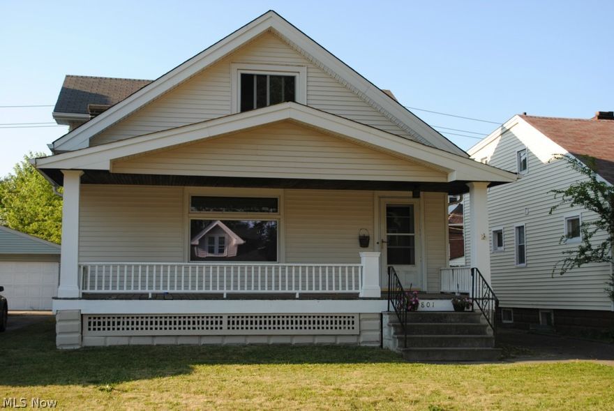 Check out this Violation Free! Completely updated and remodeled 5 bedroom home in Garfield Heights.  The home features 5 spacious bedrooms, a large kitchen, family room with a beautiful stone fireplace, dining room and two full bathroom.  The upstairs has 3 bedrooms and a full bathrooms.  New carpet all through the upstairs bedrooms.  The Main floor features 2 bedrooms, a full bathroom, Kitchen, family room, dining room, and office. Hard wood floors throughout the main floor with beautiful built-in cabinets in the dining room.  Come check out this large home today and have the room for your family to grow. One year  Home Warranty paid for by seller.  Bring All offers before it's to late!