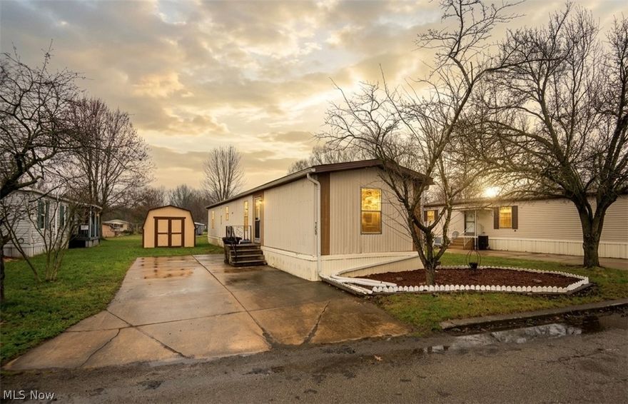 Discover simple, peaceful living in this charming 2-bedroom, 1-bath mobile home located in a quiet, well-kept park. This move-in-ready home offers a comfortable layout and low-maintenance lifestyle. Features include two generously sized bedrooms, a newer walk-in shower (2022), ample kitchen storage, and a dedicated laundry room large enough for a full-size washer and dryer. Carpet and linoleum throughout, with several updates including a new roof and gutters in 2014 and central air added in 2015.
Enjoy morning or evening walks along the nearby private lake. Bring your paddle boat or kayak, or simply relax with a lawn chair and enjoy fishing in a peaceful, natural setting. Pet-friendly community.
Whether you're looking to downsize or just starting out, this home offers comfort, convenience, and a serene environment. Schedule your showing today before it’s gone.