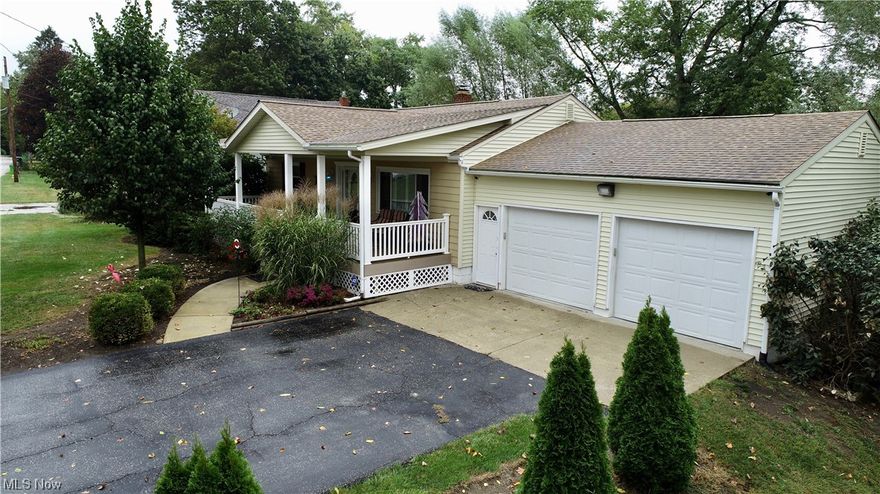 Stressed with city life but need to live in an area that is growing with career opportunities? This 3 bedroom ranch style home is located close to the city but welcomes you with a relaxing atmosphere.   The inviting front porch is ready for your enjoyment.  Upon entering you will be greeted with a generously sized living room with wood flooring complementing the room.  The living room flows into the eat in kitchen.  An additional room is accessible from the eat in kitchen where you can enjoy the views of the back yard.   Two bedrooms and a full bath complete the main floor. The recreation room, along with the third bedroom in the basement allow for additional living space.  The walk-out basement leads to the fenced in back yard ready for your use.  Minutes from the Amazon warehouse.