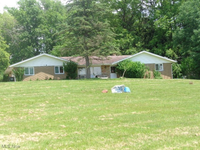 Spacious Ranch "ON THE HILL"!! Two Car Attached Garage!! 1484 Sq Ft Basement!! One Plus Acre Lot!! Brick Ranch Needs Total Rehab!! No Knowledge Of Septic Tank!! Great Value--Great Rehab Project Because Of Location!!