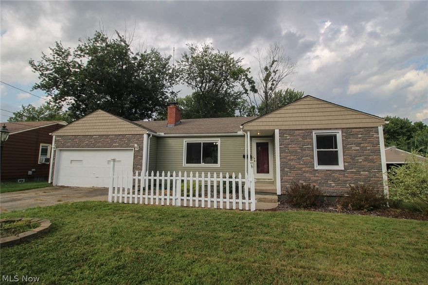 Make yourself at home here! Lots of updates in this Boardman ranch. New carpet, fresh paint, updated kitchen and bath. You can enjoy being outside on your deck in the fenced in back yard. This house is located in a quiet neighborhood and is a nice place to be! Seller will include a new garage door and new AC! Basement is already plumbed for a second bath with shower. Check it out before it's gone!