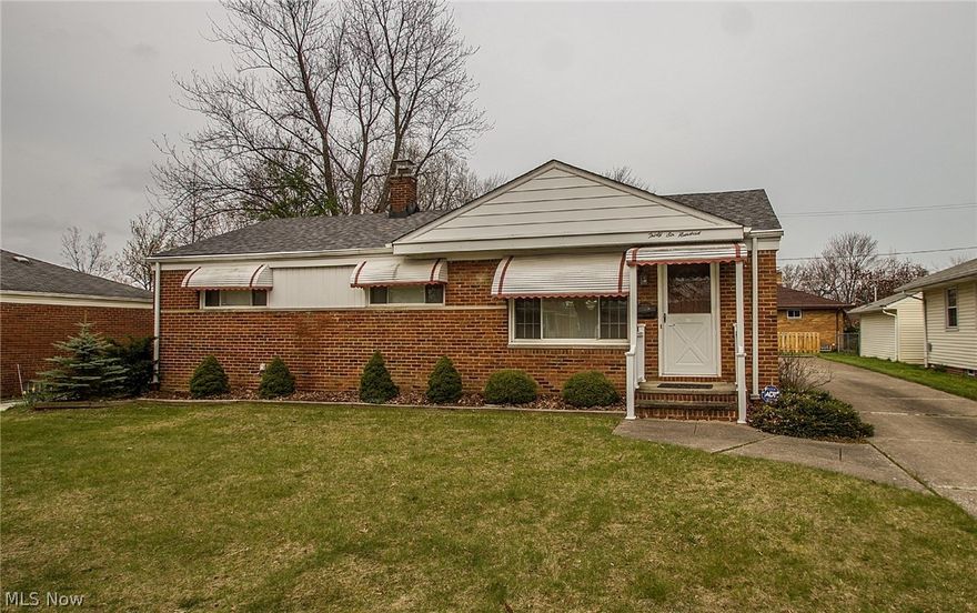 Welcome to 3600 Glenbar Drive.  This one owner solidly built all brick ranch has been well maintained and is excellent condition.  The list of upgrades starts with the new roof and continues with newer furnace and air, replacement windows and doors and updated electric.  The first floor rooms are carpeted with a high grade, neutral carpet that is in excellent condition.  However, there are beautiful hardwood floors under the carpet should the new owner decide that hard wood is the way to go.  The kitchen has a built in eating area along with newer solid wood cabinetry.  The large recreation room in the basement is perfect for a second family room or man cave.  The basement also provides lots of storage and a second full bath.  A breezeway connects the house to the large garage with an extra high roof line that will allow work trucks to be able to be parked in the garage. All appliances remain with the home.  The home has been pre-inspected and a home warranty is included.  While locate