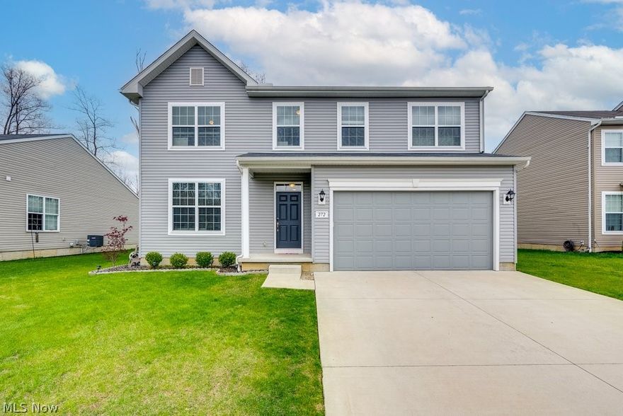 WOWZERS! Why have the headache of building new when you have this move in ready, only 4 years young home? Everything has been taken care of including modern paint choices, lux vinyl tile, & neutral decor that every homeowner of today prefers. Home is located on cul de sac giving neighbors & friends space to socialize. Upon entering, the home has a large foyer off of a large office w/custom glass doors, giving the space tons of natural light & privacy to get work done. The living rm, kitchen, & dining are all part of an open floor plan w/vaulted dining room ceiling & light fixtures that give a WOW effect for anyone who enters the home. Kitchen has been upgraded: granite, color scheme, cabinets, & LARGE island perfect for entertaining or watching the tv from. 1st flr is complete w/ mudroom w/custom built storage/cabinet system & 1/2 bath. Upstairs you'll find a large hall leading to 3 bedrms, master bed/bath, 2nd full bathroom, & LAUNDRY ROOM (how convenient). Master & 1 bedroom have wal
