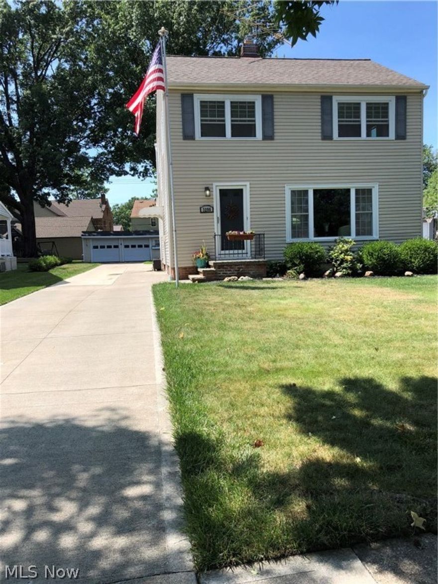 Beautifully updated 3 bedroom, 1&1/2 bath Colonial in West Park.  Living and dining room have recently refinished hard wood floors and freshly painted walls.  Complete kitchen and family room remodel including custom cabinetry, SS appliances, granite counter tops and heated tile floor in the family room.  Second floor has 3 bedrooms, all recently painted, and a full bath.  Lower level has spacious rec room with new Allure Ultra flooring.  Large backyard w/2.5 car garage.  Additional updates; Waterproofed & new driveway(2011), New Roof w/ ridge vent(2015), Seller has replaced all windows and doors. Nest Smart Thermostat and Invisible Fence pet containment system.  This home is truly turnkey.