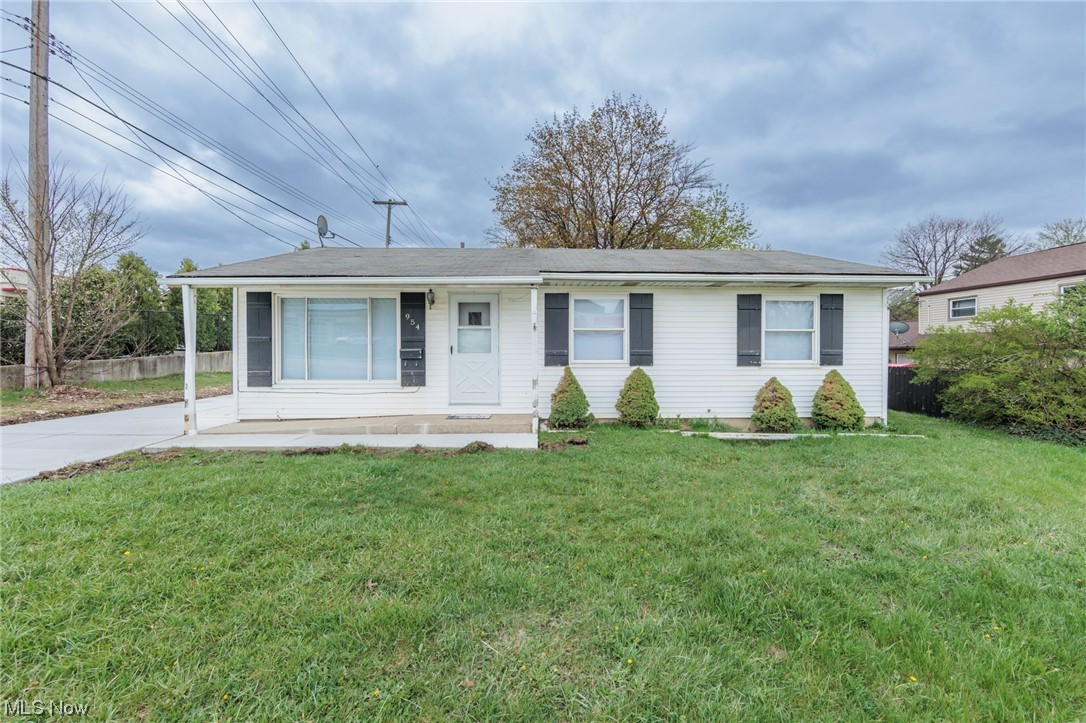 Charming ranch house in Cuyahoga Falls! This home has been remodeled with many updates. Open oak kitchen with large window, inviting front porch, partially finished lower level. Private yard, oversized 2 car garage. Updates in 2022 include new AC, garage door and remotes, new carpet and flooring throughout. Completely brand new driveway done in April 2023. Convenient location to Rt. 8, shopping, entertainment. Call today to set up your private showing!