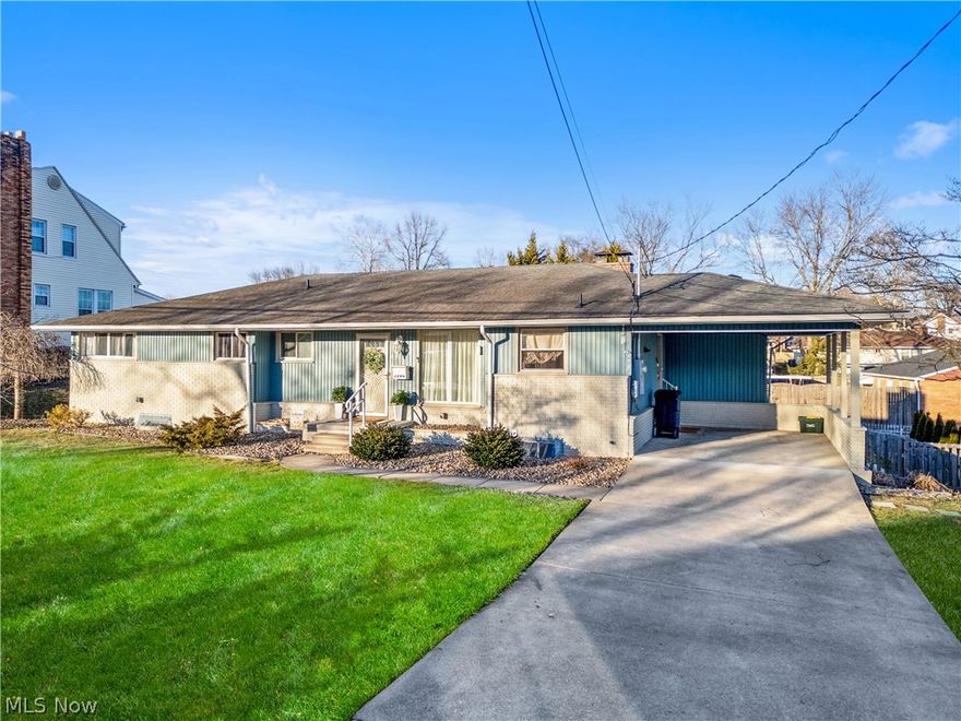 Spacious and thoughtfully updated ranch home! This beautifully maintained 4-bedroom, 3 full bath home offers 2,464 square feet of comfortable living space in a convenient Parkersburg location close to shopping, dining, and everyday amenities and just minutes from a golf course for those who love to play.

Inside, you'll find hardwood floors, thoughtful updates throughout, and two separate living areas perfect for a mother-in-law suite, extended guest space, or potential rental opportunity. The lower level offers privacy and flexibility for multigenerational living or visitors who appreciate their own space.

Recent improvements include a newly added gas fireplace insert on the main floor, gas hookup for an optional gas stove, all outlets changed to 3-prong, added lighting, bathroom exhaust fans, and a ceiling fan with a light in the living room,  a new lower-level exterior door, refinished carport ceiling, chimney inspection with repainting above the roofline, re-tiled downstairs bath and surround, replaced thermostat, plus a newly added water softener and whole-house filtration system for added comfort and peace of mind.

Step outside to enjoy the fenced backyard ideal for pets, play, or relaxing evenings. Two large front-yard trees have recently been removed, reducing maintenance and eliminating falling branches.  Due to winter conditions and the tree removals, the photos have digitally enhanced the grass and the color to reflect the summer season.

Seller is relocating, making this home available for its next chapter.  Offering the perfect blend of space, updates, and location all ready for its next owner!