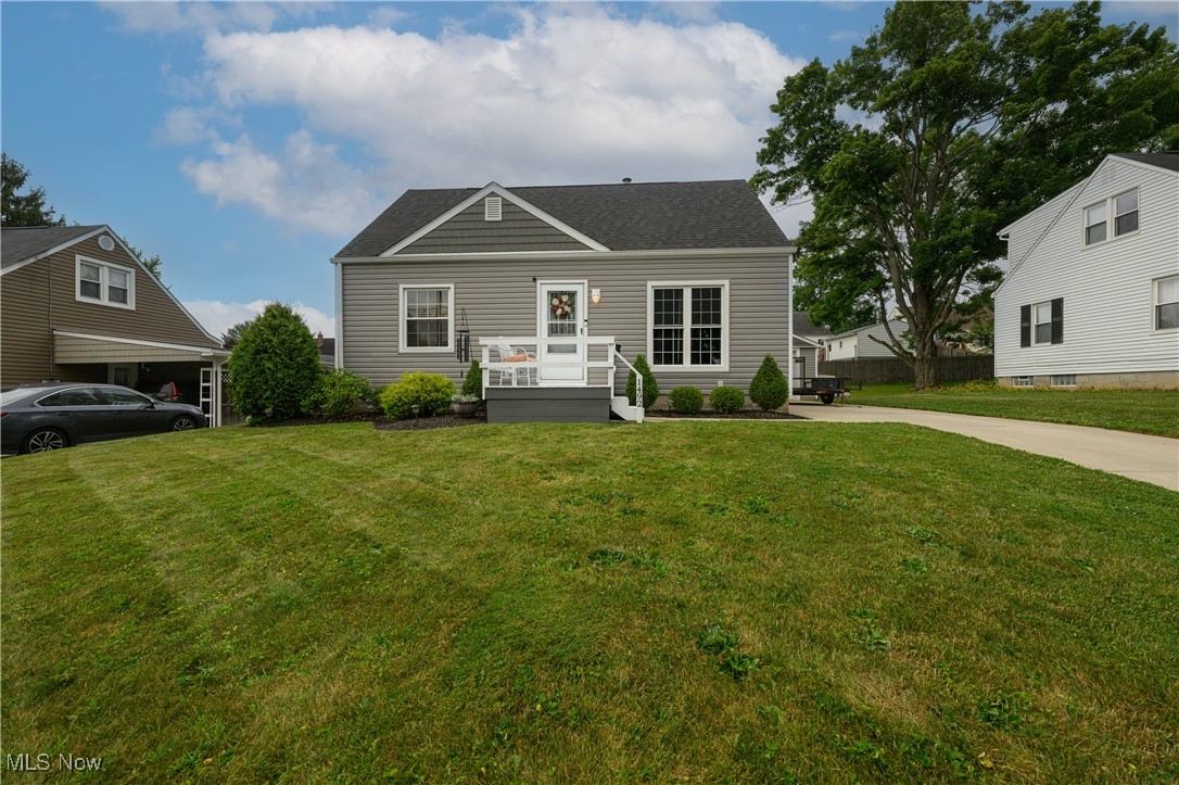 Welcome to 1492 Ries St., a beautifully updated 3-bedroom, 1-bath gem offering over 1,100 square feet of modern comfort and style. From the moment you arrive, you’ll appreciate the curb appeal, highlighted by newer vinyl siding and roof. Step inside to discover a light-filled living space and a gorgeous, fully renovated kitchen featuring updated flooring, freshly painted cabinets, and a stylish tile backsplash. The bathroom is equally impressive with a tiled tub surround and a sleek, modern vanity. Ideal for those seeking convenience and flexibility, this home offers two bedrooms on the main level, perfect for one-floor living, plus a massive third bedroom upstairs that could serve as a primary suite, home office, or bonus space. Additional features include a detached one-car garage and a low-maintenance yard. Located just minutes from local restaurants, shopping, and highways, this home offers both comfort and convenience. Don’t miss your chance to own this move-in ready beauty—schedule your private tour today!
