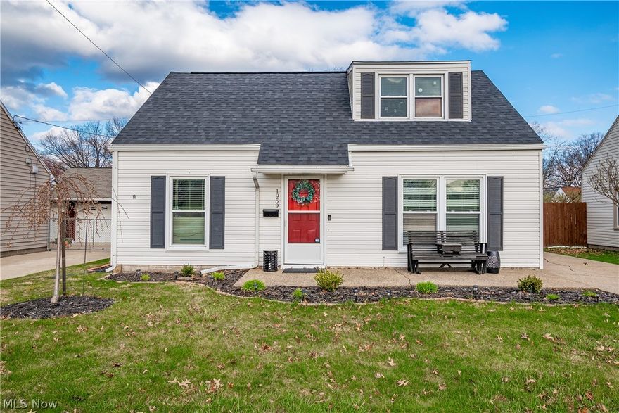 Welcome home to 1959 Searl Street! Don't miss this cozy cape cod boasting updates throughout, a new roof, and a fenced in backyard! You will also enjoy the shops, restaurants, and festivals on nearby Front Street! Enter into the main level featuring new luxury vinyl flooring and updated light fixtures throughout. A spacious living room flows into a fully applianced kitchen with a window cutout to the dining room. Two bedrooms and a fully remodeled bathroom complete the main level. Venture upstairs to find two additional bedrooms, including an oversized master. The exterior offers a one car garage, new concrete patio, and new privacy fence 2023. Additional notable updates include: A/C & HWT 2019, dishwasher 2020, disposal 2022, painted rooms 2020-2024. 1 year home warranty included for your peace of mind. Schedule your private viewing today!