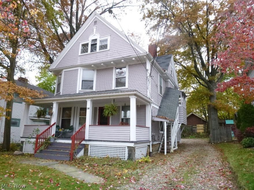 Great Highland Square location, walking distance to business district! This large 3-story century home is zoned for two units. The first floor consists of one unit with a foyer so large, it is usually used as the living room. There’s still the spindled open staircase leading to the second floor with a door at the top. The original living and dining rooms with oak woodwork and floors are being used as bedrooms. The bath is adjacent to the one bedroom and also from the large eat-in kitchen. There’s an enclosed back porch and rear entry for this apartment. The 2nd & 3rd floors are combined to form a very large apartment perfect for an extended family. The second floor has living room, kitchen, bath and two bedrooms with new carpeting. On the third floor ( with separate locked entrance for privacy) you’ll find the master suite with a super large bedroom with great view of downtown, full bath with footed tub, and a kitchen with door to the fire exit. Both units have access to the basement a