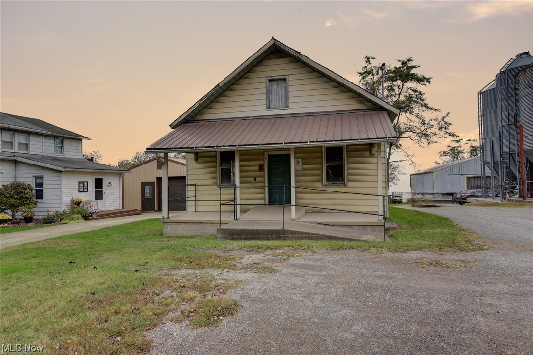 LIVE ONSITE AUCTION November 21st at 5PM. We have the old Clark Township Garage and Township house in 2 parcels, located in Farmerstown, OH.
Parcel 2: Consist of 0.12 acres with the old Township House / City Hall building (24X36)