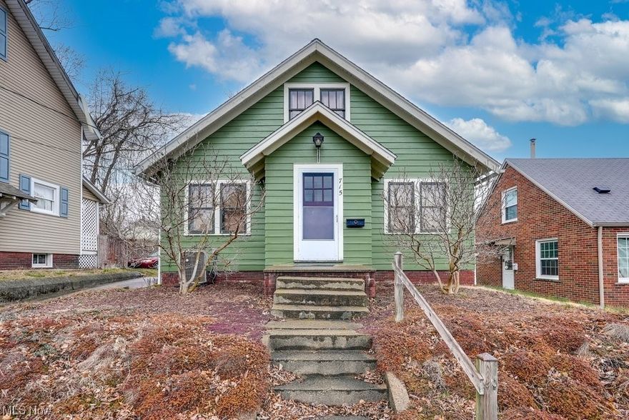 Welcome Home! Situated on a lovely street in the heart of Canton, just minutes away from Malone University, this home is sure to impress! So much character to be found! Beautiful hardwood floors, 2 spacious bedrooms, first floor master/full bathroom. Massive  basement with plenty of storage! Upstairs holds the second bedroom/office/additional rec room along with a half bathroom! Roof 2016, gutters 2016, new AC 2022.This home has been meticulously maintained and cared for! You do not want to miss out!