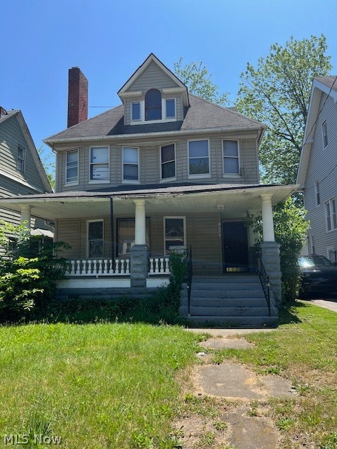 Welcome to the Historic District of The Grantwood Allotments. Join the Revitalization occurring on East 105th in the Glenville Neighborhood. BECOME A REAL ESTATE INVESTOR OVERNIGH or WELCOME HOME! There are a couple options for this property.
This spacious 4-bedroom, 1.5-bathroom gem offers over 1,900 sq/ft of living space, perfect for families seeking comfort and convenience. This home boasts a range of features designed to enhance your living experience. The original wood trim, window seating, & woodwork around fireplace adds to the properties character. Equipped with formal dining room, ideal for hosting family dinners and entertaining guests. Large windows throughout the home flood every room with natural light, creating a warm and welcoming atmosphere. The main floor features a well-appointed kitchen, a cozy living room, and a convenient half bath. Upstairs, you’ll find four generously sized bedrooms, each with ample closet space, ensuring everyone in the family has their own private retreat. The full bathroom is centrally located for easy access. One of the standout features of this home is the expansive attic space, offering endless possibilities. Whether you envision it as additional storage or plan to finish it into a fifth bedroom or a bonus room, the choice is yours. The mechanicals have been updated, newer HWT, and boiler has been serviced recently.
Schedule a viewing today and experience all the charm and potential this property has to offer! Property has been well maintained over the years but needs some TLC after the tenant moved out. Great Investment Opportunity. Property being SOLD AS IS. A GREAT PORTFOLIO BUILDER! Seller will review all reasonable offers.