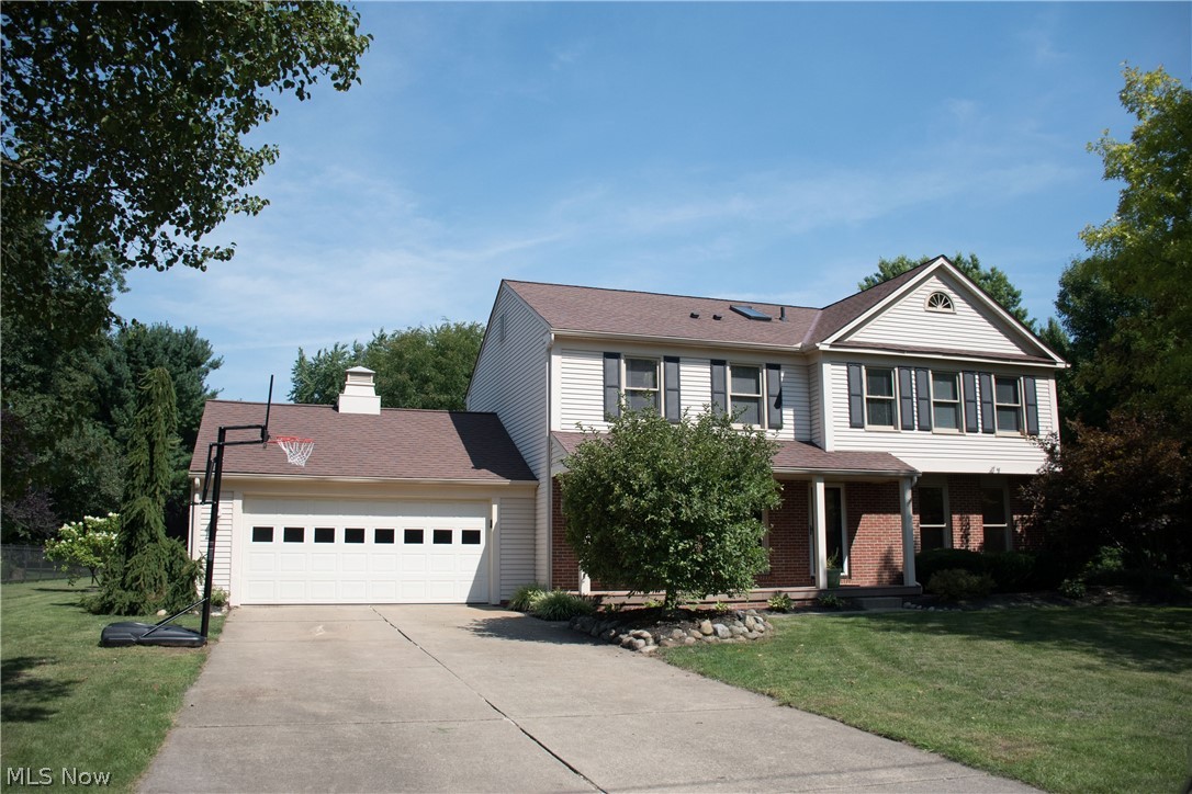 Fall in love with this beautiful 4 bed, 2.5 bath colonial, resting on nearly a half an acre in Williamsburg Colony. A charming front porch and foyer welcomes you to the first floor that is boasted with brand new MoHawk LTV flooring(2020). A formal dining room and an all-purpose room flank the main hallway. You’ll love the recently updated kitchen that is stocked with attractive stainless steel appliances, new granite countertops with undermount sink(2019) and updated cabinetry(2019). A newly renovated floor plan opens up the kitchen to the spacious family room so you can see through to the cozy fireplace and updated accent wall. A new custom sliding door (2019) leads to the stamped concrete patio and spacious backyard, perfect for entertaining. The large master bedroom features a walk-in closet and an updated en-suite(2020). Three more bedrooms (2 with new carpeting) and a full bathroom round out the 2nd floor. Partially finished basement includes a recreation area and plenty of stora