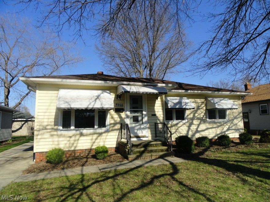 You must come see this fabulous 3BR/1.5BA Ranch on great street in Parma Heights! This well maintained home offers gorgeous hardwood flooring in all the bedrooms and living room. Large Kitchen with plenty of cabinet space and spacious dinnette. Fresh paint. Full finished basement with brand new carpeting, paneling, and additional half bath. Vinyl replacement windows throughout the house. Two car Garage with attached Shed. Large yard with 175 feet deep lot. Many updates in recent years including: Electrical (2003), Roof (2003), Windows (2006), and Garage Door (2011). All appliances stay. Buyers can also enjoy a seller paid Home Warranty for one year. Watch the video and see why this is a great place to call home!