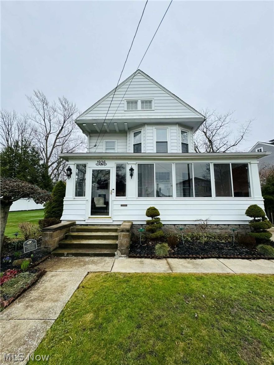 Welcome to 1926 Walnut Blvd—where timeless charm meets lakeside living in the heart of Historic Ashtabula Harbor.

Situated on the shores of Lake Erie, this rare property offers stunning lake views and is nestled on two lots totaling 0.43 acres—providing space, privacy, and endless potential.

This beautifully maintained home features 4 bedrooms and 2 full bathrooms, highlighted by a thoughtfully updated kitchen that truly serves as the heart of the home—perfect for gathering and entertaining. Throughout, you’ll find exquisite original woodwork, crown molding, and classic pocket doors that showcase the home’s character while blending seamlessly with modern amenities.

Enjoy peaceful mornings and relaxing evenings on the enclosed wraparound porch, complete with ceiling fans—an ideal space to unwind while taking in the lake breeze.

The layout offers spacious closets throughout, a convenient first-floor laundry (with the option to convert into a main-level bedroom), and three bedrooms upstairs along with a bonus room ideal for a home office or flex space. A full-size attic provides even more opportunity for additional living space, while the full walkout basement offers excellent additional storage.

Outside, the property continues to impress with a detached garage and an additional outbuilding—perfect for storage, hobbies, or recreational equipment.

Located just minutes from Walnut Beach, the library, museums, tennis and pickleball courts, shopping, dining, multiple marinas, kayaking, and boat rentals—this home places you in the center of everything the Harbor lifestyle has to offer.

Meticulously maintained and truly one-of-a-kind, this Harbor gem is a rare opportunity you won't want to miss. Property is being sold as-is. Schedule your showing today!