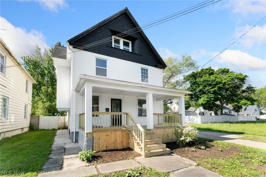 This newly renovated colonial home has the charm on the outside and a sleek contemporary design inside. Your first steps in you are welcomed by a large front porch perfect for morning coffee. Upon entry the natural light throughout the day highlights all the amazing updates to the home! A large family room that seamlessly flows into the dining area and the kitchen with a breakfast bar for additional seating. The kitchen is equipped with granite counter tops, white shaker cabinets and stainless steel appliances. The house totals 3 bedrooms with a master bath and 2.5 bathrooms. Additionally on the third level there is a bonus finished space perfect for an additional bedroom, play room, office or entertainment room! Updates include sliding door, some windows, sliding, ac unit, garage siding, new garage door, new carpet all done in 2024. Book your showing today!